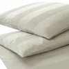 Satin>Elegante Mako-Satin-Bettwäsche beige