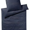 Elegante Mako-Satin-Bettwäsche grünblaurot^ Satin