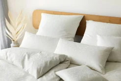 Elegante Mako-Satin-Bettwäsche beige^ Satin