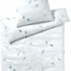 Satin>Elegante Satin-Bettwäsche weiß
