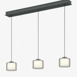 elements by BANKAMP LED-Pendelleuchte 1flg schwarz^ Pendelleuchten