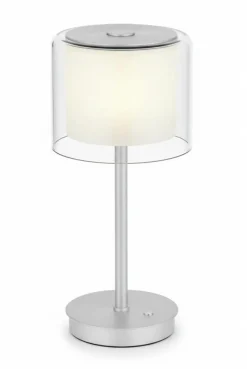 elements by BANKAMP LED-Tischleuchte 1flg silberfarben^ Tischleuchten|Schreibtischlampen