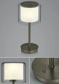 elements by BANKAMP LED-Tischleuchte 1flg goldfarben^ Tischleuchten|Schreibtischlampen