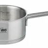 Töpfe>Elo Stielkasserolle 16cm silberfarben