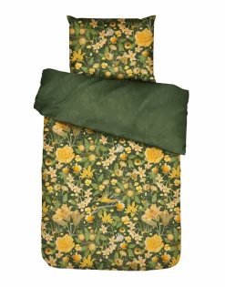 Satin>ESSENZA HOME Satin-Bettwäsche grün