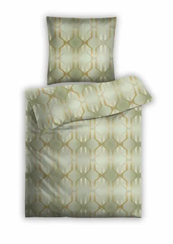 Estella Kuschelflanell-Bettwäsche grün^ Flanell