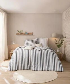 Jersey>Estella Mako-Interl.-Jersey-Bettwäsche grau