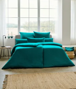 Estella Mako-Interl.-Jersey-Bettwäsche blau^ Jersey