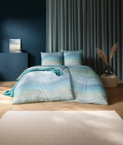 Estella Mako-Interl.-Jersey-Bettwäsche blau^ Jersey