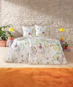 Satin>Estella Mako-Satin-Bettwäsche mehrfarbig