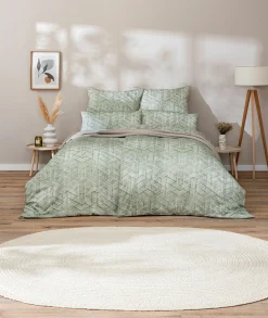 Estella Mako-Satin-Bettwäsche grün^ Satin