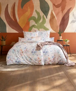 Satin>Estella Mako-Satin-Bettwäsche mehrfarbig