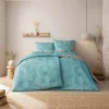Satin>Estella Mako-Satin-Bettwäsche blau