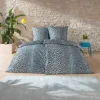Estella Mako-Satin-Bettwäsche blau^ Satin