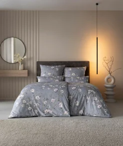 Estella Mako-Satin-Bettwäsche grau^ Satin