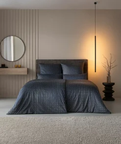 Estella Mako-Satin-Bettwäsche grau^ Satin