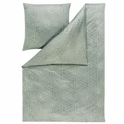 Estella Mako-Satin-Bettwäsche grün^ Satin