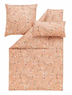 Estella Mako-Satin-Bettwäsche orange^ Satin
