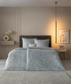 Estella Mako-Satin-Bettwäsche grau^ Satin