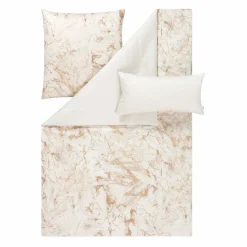 Estella Mako-Satin-Bettwäsche beige^ Satin