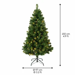 EVERLANDS Tannenbaum 150cm grün^ Dekoration