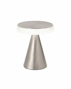 Fabas Luce LED-Tischleuchte 1flg silberfarben^ Tischleuchten