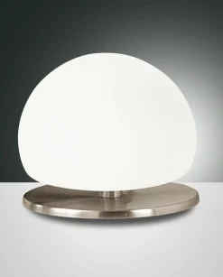 Tischleuchten>Fabas Luce Tischleuchte 1flg silberfarben