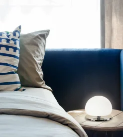 Fabas Luce Tischleuchte 1flg silberfarben^ Tischleuchten