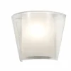 Wandleuchten>Fabas Luce Wandleuchte 1flg weißtransparent