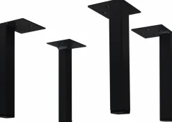 Füße-4er Set schwarz^ Tv & Mediamöbel