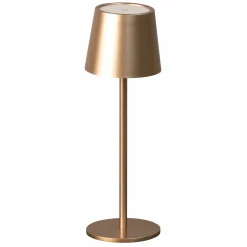 FH Lighting LED-Akku-Tischleuchte 1flg braun^ Tischleuchten