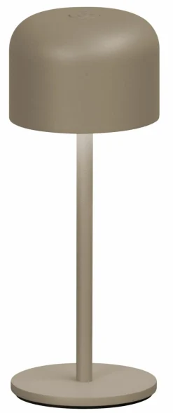 FH Lighting LED-Akku-Tischleuchte 1flg braungrau^ Tischleuchten