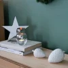 Dekoration>Fink Deko Zapfen 15cm weiß