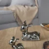 Fink Dekofigur Bambi 11,5cm silberfarben^ Dekoration