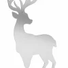 Dekoration>Fink Dekofigur Hirsch 20cm silberfarben