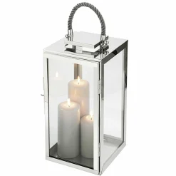Fink Laterne 48cm grau^ Dekoration