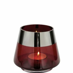 Dekoration>Fink Teelichthalter 15cm rot