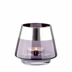 Dekoration>Fink Teelichthalter 11cm violett