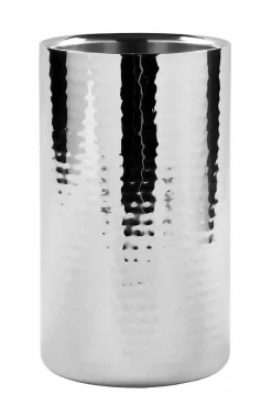 Dekoration>Fink Weinkühler 19cm silberfarben