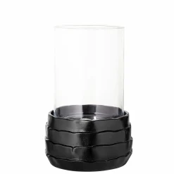 Dekoration>Fink Windlicht 34x25cm schwarz
