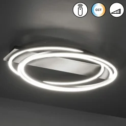 Fischer & Honsel LED-Deckenleuchte 1flg silberfarben^ Deckenleuchten