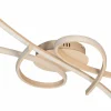 Deckenleuchten>Fischer & Honsel LED-Deckenleuchte 1flg braun