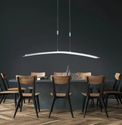 Fischer & Honsel LED-Pendelleuchte 1flg silberfarben^ Pendelleuchten