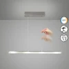 Pendelleuchten>Fischer & Honsel LED-Pendelleuchte 4flg silberfarben