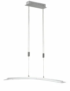 Fischer & Honsel LED-Pendelleuchte 1flg silberfarben^ Pendelleuchten
