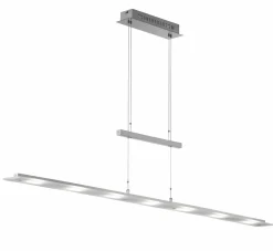 Fischer & Honsel LED-Pendelleuchte 7flg silberfarben^ Pendelleuchten