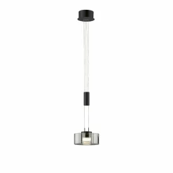Fischer & Honsel LED-Pendelleuchte 1flg schwarz^ Pendelleuchten