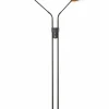 Fischer & Honsel LED-Stehleuchte 2flg schwarz^ Stehleuchten