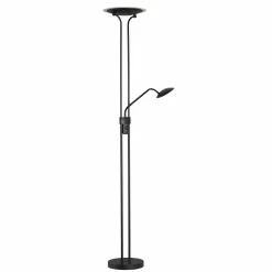 Fischer & Honsel LED-Stehleuchte 2flg schwarz^ Stehleuchten