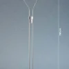 Stehleuchten>Fischer & Honsel LED-Stehleuchte 2flg silberfarben